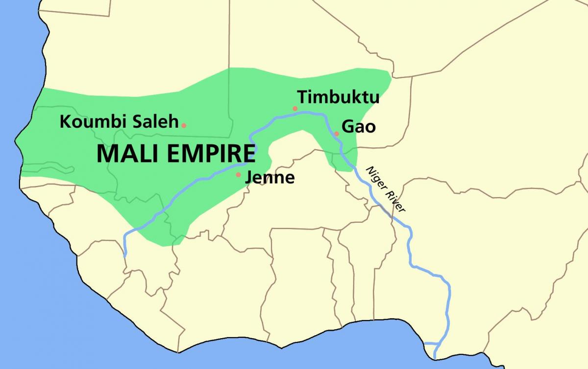 riket av Mali kart