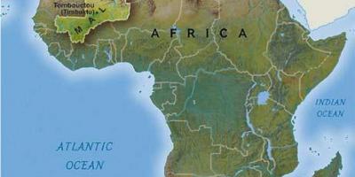 Mali vest-afrika kart